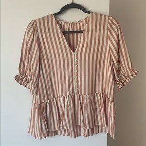 Madewell Striped blouse